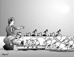 corporate pigs at the trough