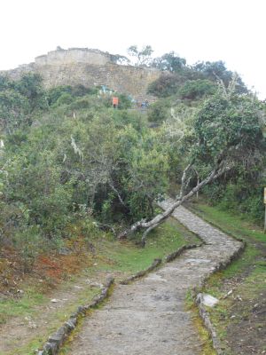 Approach to Kuelap Fortress